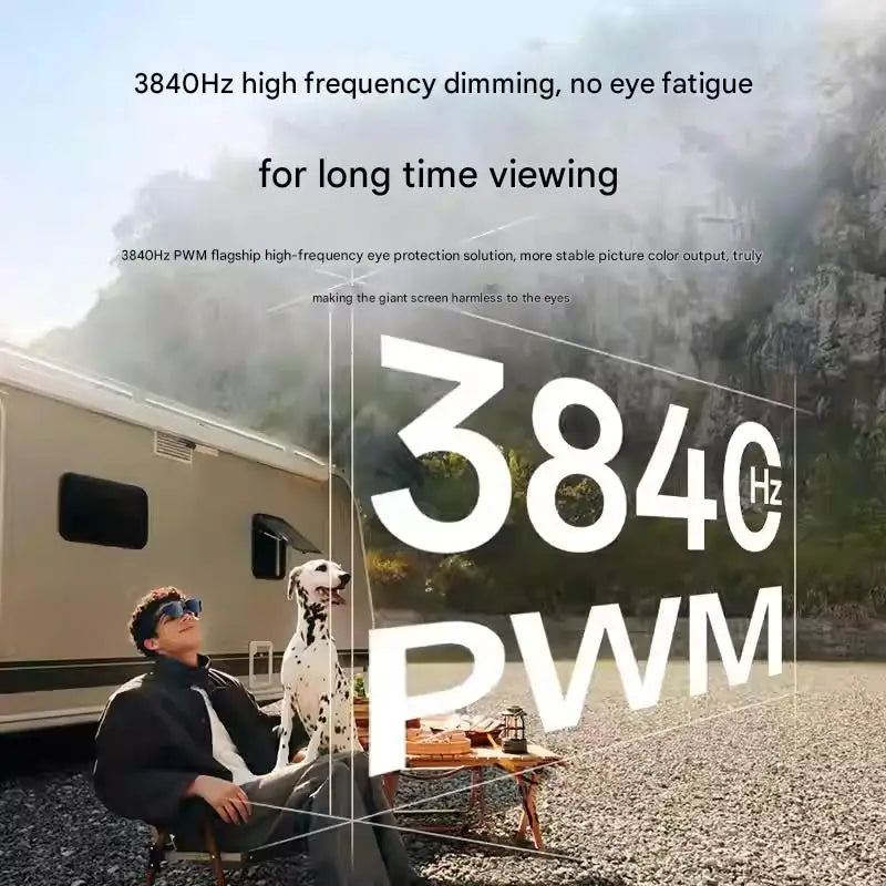 AR Smart Glasses With 135" HD Screen For Gaming